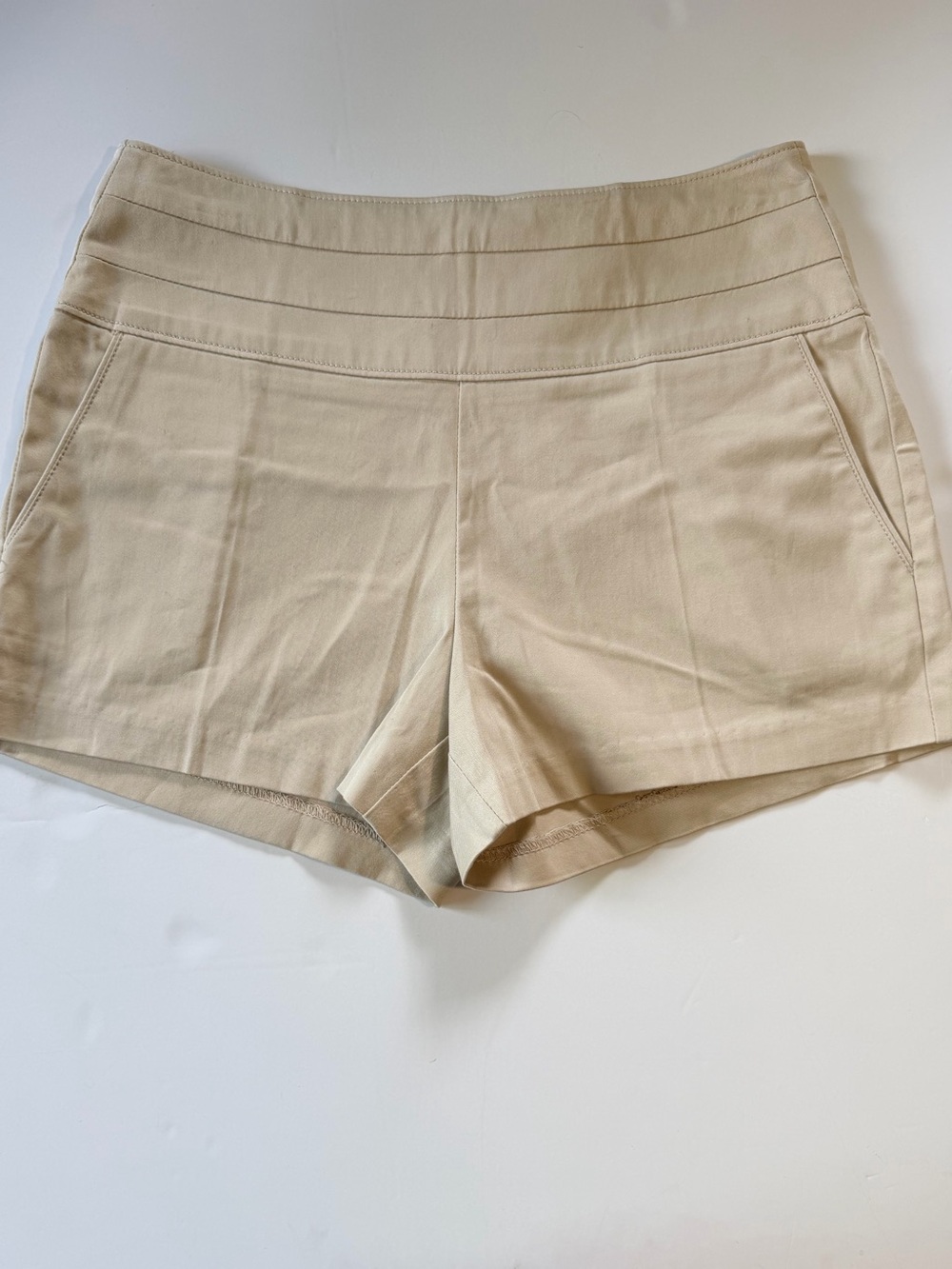 Forever 21 Beige High-Waist Shorts